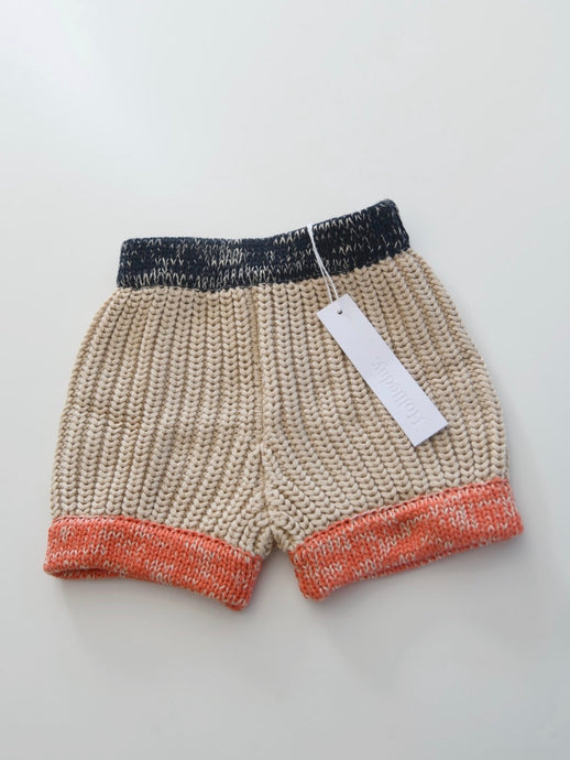 Signature knit shorts - Colour block 01