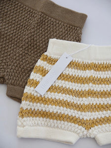 Signature knit set - cocoa