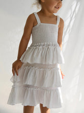 Load image into Gallery viewer, Frill Dress - White